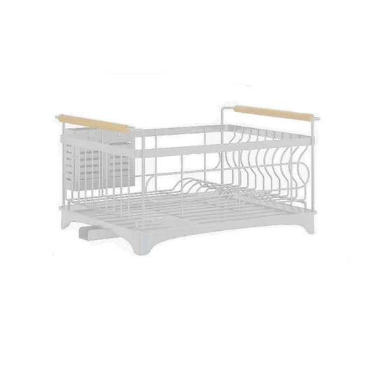 Stainless Steel Dish Drying Rack & Cup Drainer Organizer - Homeyviz.com