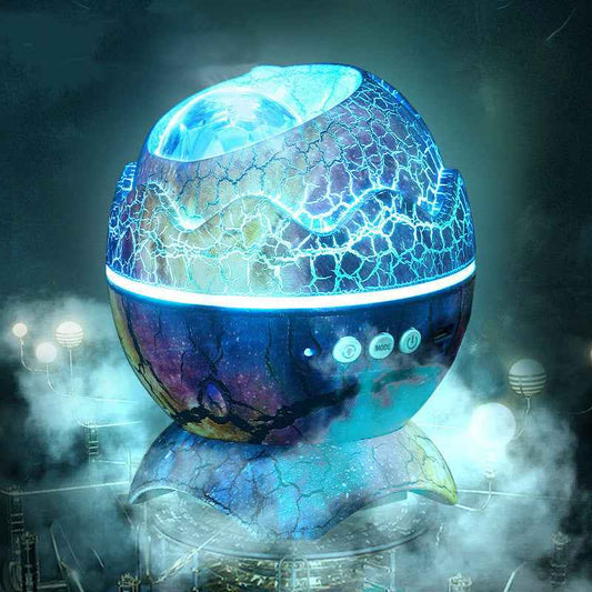 Dinosaur Egg Galaxy Projector – Bluetooth Speaker & Star Night Light