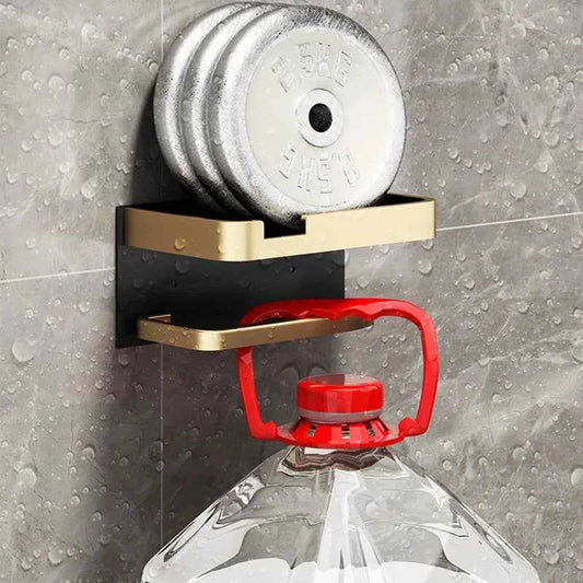 Toilet Paper Holder With Shelf No Drill Aluminum Roll Dispenser Tissue Hanger Bathroom Accessories