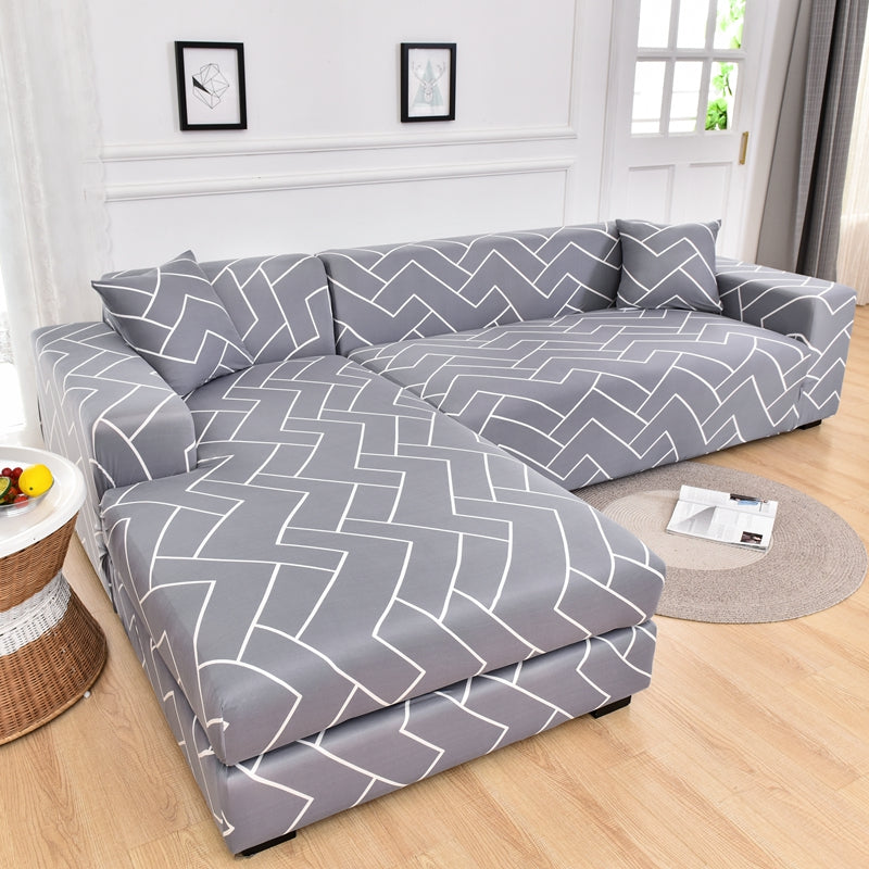 Stretch Fabric Sofa Cover – Modern Minimalist Style - Homeyviz.com