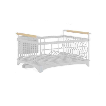 Stainless Steel Dish Drying Rack & Cup Drainer Organizer - Homeyviz.com