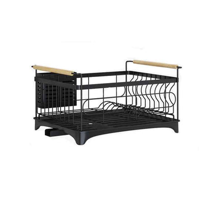 Stainless Steel Dish Drying Rack & Cup Drainer Organizer - Homeyviz.com