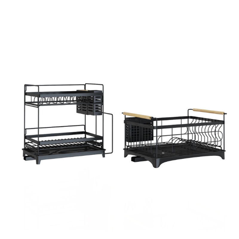 Stainless Steel Dish Drying Rack & Cup Drainer Organizer - Homeyviz.com