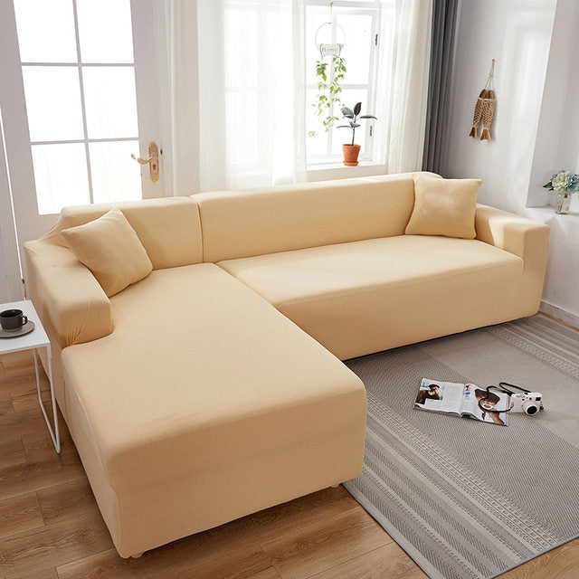 Elastic Stretch Sofa Slipcover – Universal Fit - Homeyviz.com