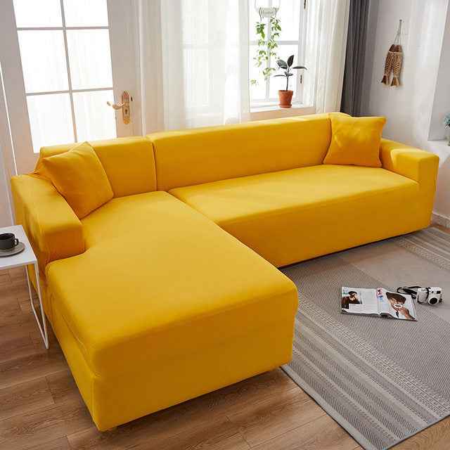 Elastic Stretch Sofa Slipcover – Universal Fit - Homeyviz.com