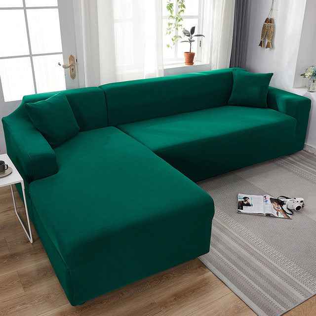 Elastic Stretch Sofa Slipcover – Universal Fit - Homeyviz.com