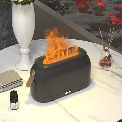 Flame Humidifier Diffuser - Ultrasonic Aroma Therapy | Aesthetic Room Decor - Homeyviz.com