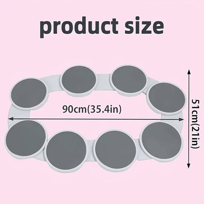 360° Lazy Susan Turntable Serving Tray – 8-Plate Rotating Dining Organizer