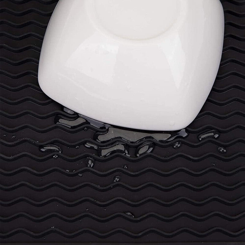 Silicone Dish Drying Mat – Heat Resistant, Non-Slip - Homeyviz.com