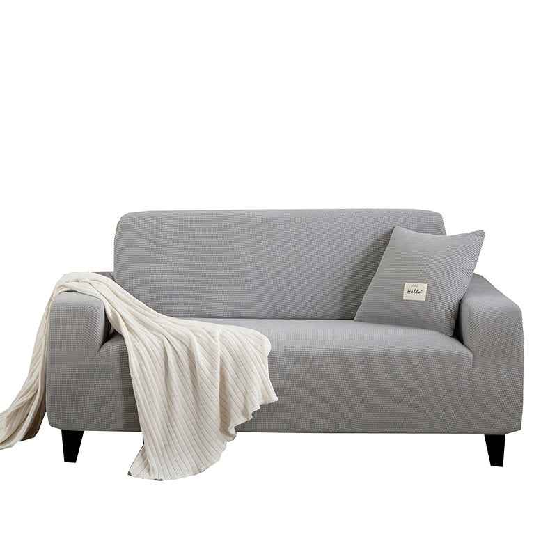 Thick Fleece Stretch Sofa Slipcover – Full Coverage - Homeyviz.com