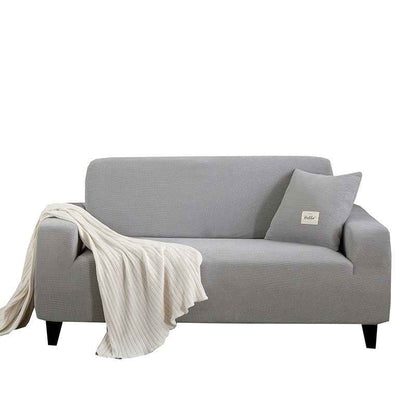 Thick Fleece Stretch Sofa Slipcover – Full Coverage - Homeyviz.com