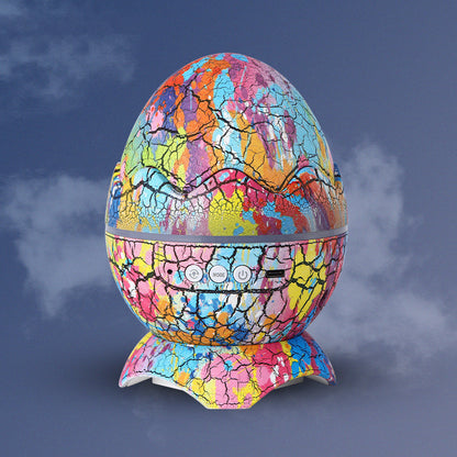 Dinosaur Egg Galaxy Projector – Bluetooth Speaker & Star Night Light