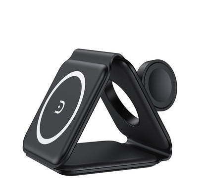 3-in-1 Magnetic Wireless Charging Stand – Foldable Phone & Device Charger