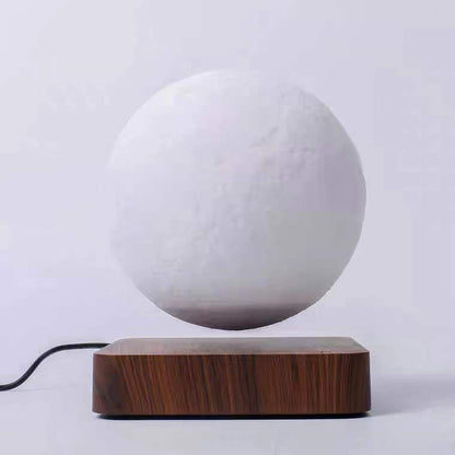 Magnetic Floating Moon Lamp - 3D Printed Levitation | Aesthetic Ambient Lighting - Homeyviz.com