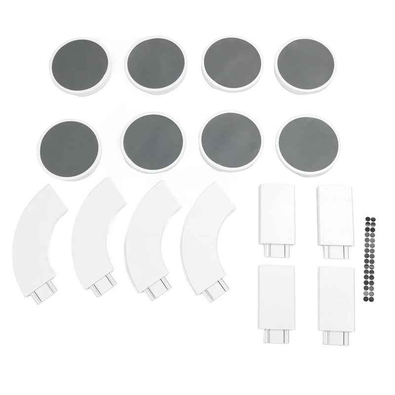 360° Lazy Susan Turntable Serving Tray – 8-Plate Rotating Dining Organizer