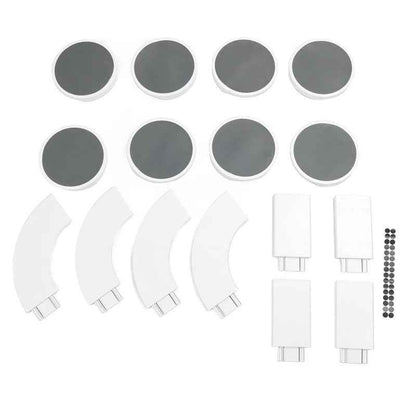 360° Lazy Susan Turntable Serving Tray – 8-Plate Rotating Dining Organizer