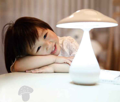 Mushroom Air Purifier Table Lamp – Negative Ion LED Desk Light