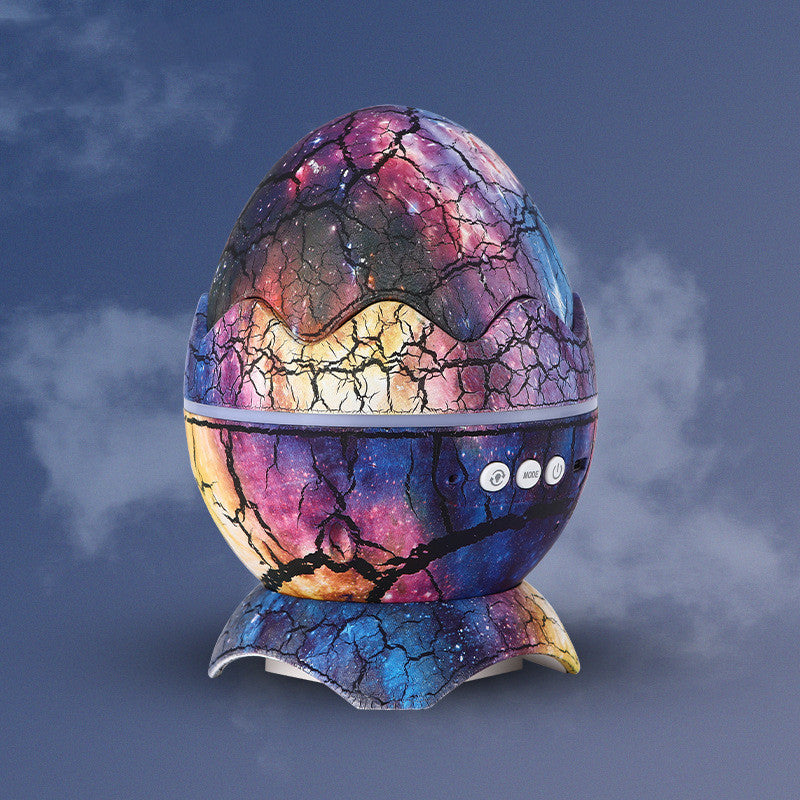 Dinosaur Egg Galaxy Projector – Bluetooth Speaker & Star Night Light
