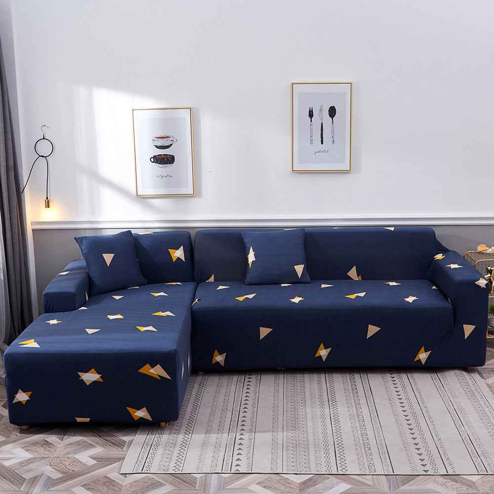 Abstract Print Sectional Sofa Cover