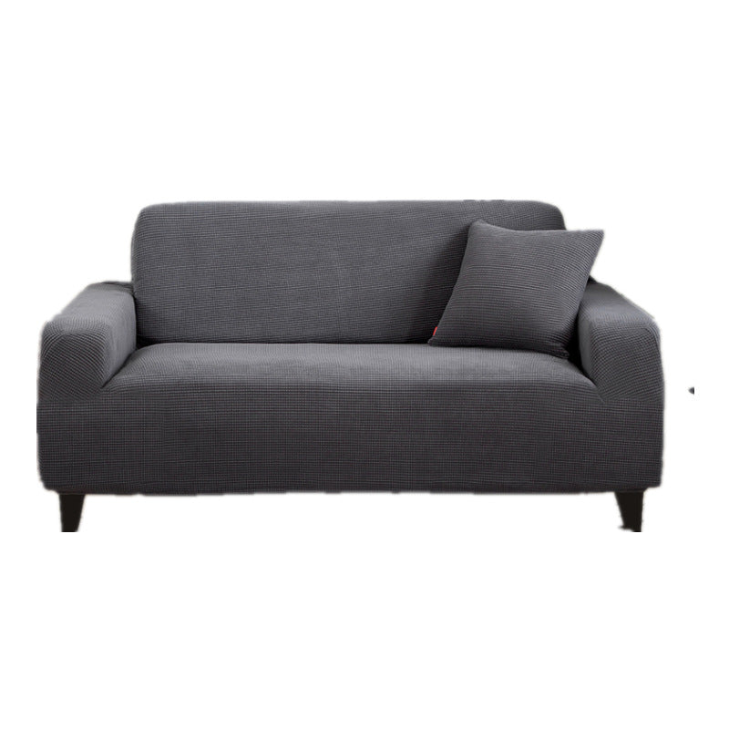 Thick Fleece Stretch Sofa Slipcover – Full Coverage - Homeyviz.com