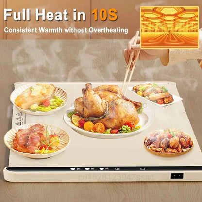Smart Foldable Food Warming Mat | Electric Food Warming Mat - Homeyviz.com