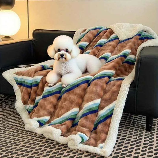 Blanket  Soft Plaid Fleece Throw, 300g Cozy Gift for Dorm, Sofa & Bed  Warm Home Decor Essentials