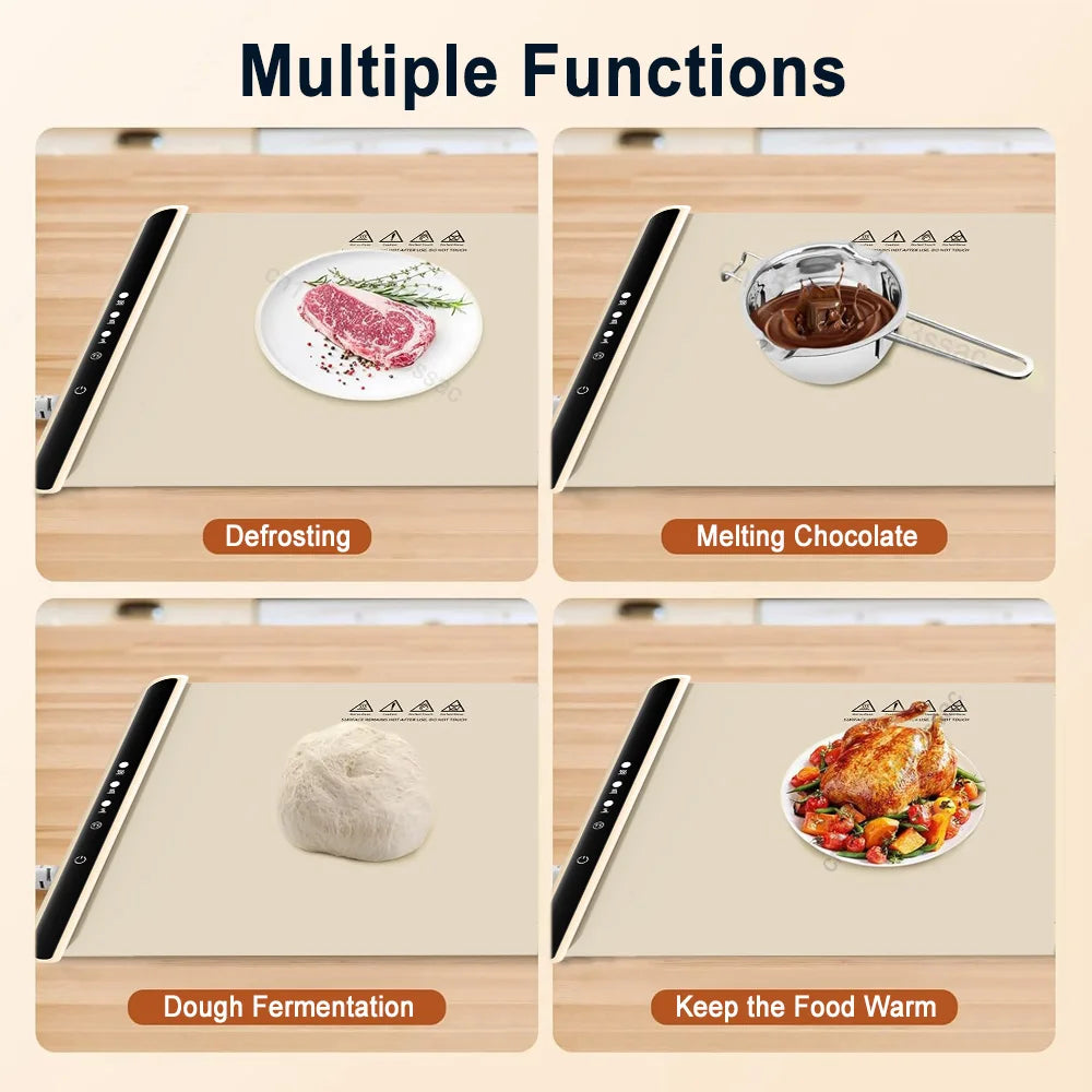 Smart Foldable Food Warming Mat | Electric Food Warming Mat - Homeyviz.com