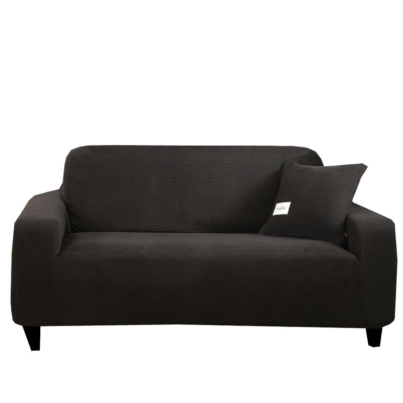 Thick Fleece Stretch Sofa Slipcover – Full Coverage - Homeyviz.com