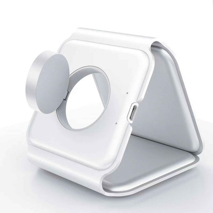 3-in-1 Magnetic Wireless Charging Stand – Foldable Phone & Device Charger