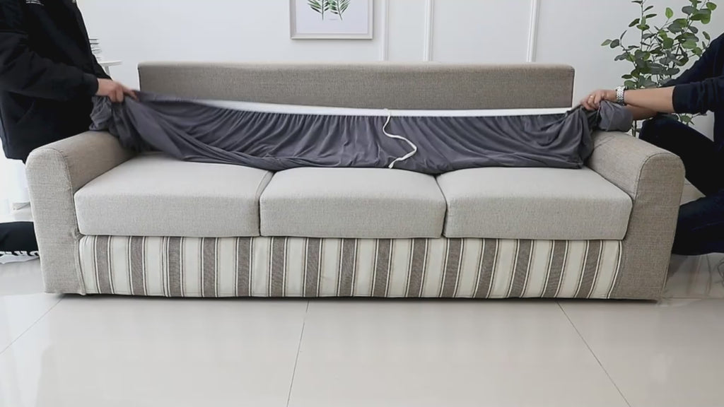 Abstract Print Sectional Sofa Cover